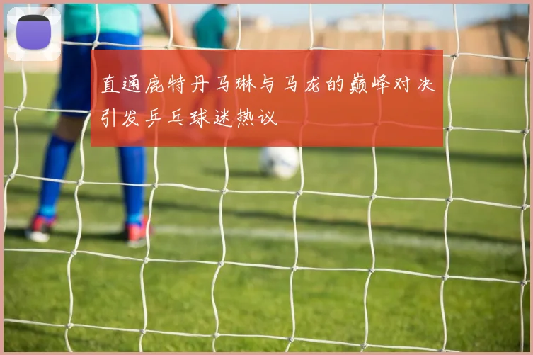 直通鹿特丹马琳与马龙的巅峰对决引发乒乓球迷热议